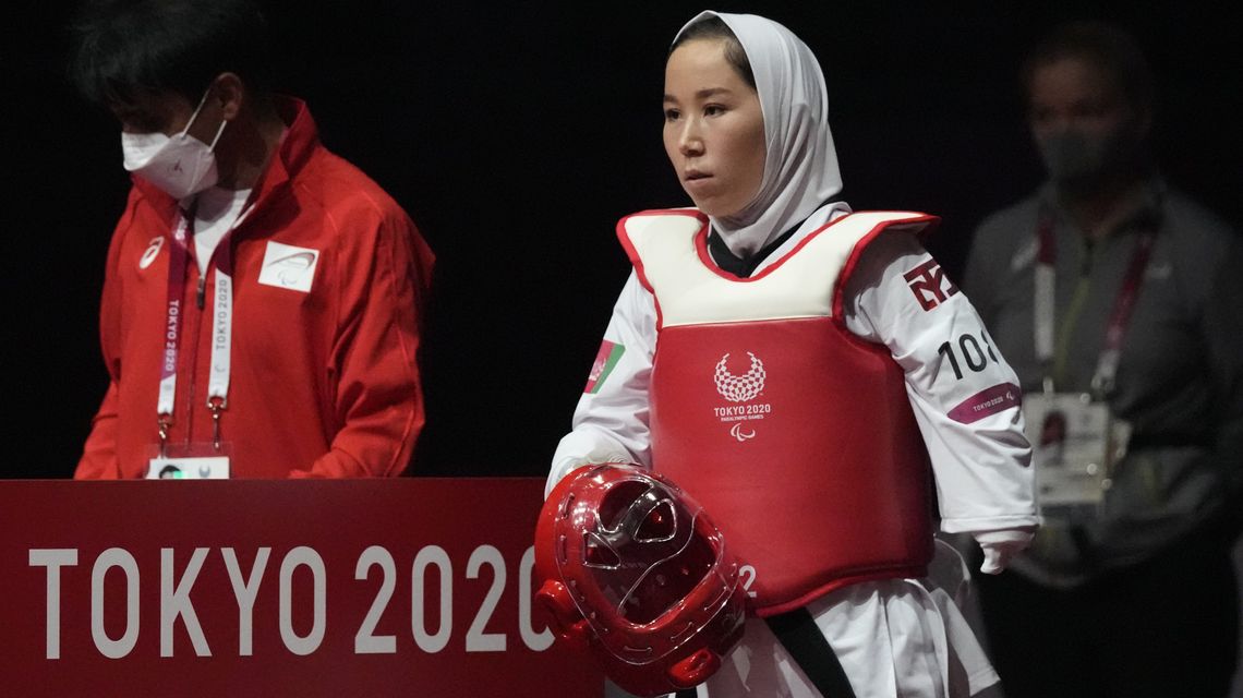 Afghan athlete Zakia Khudadadi gets her chance in taekwondo
