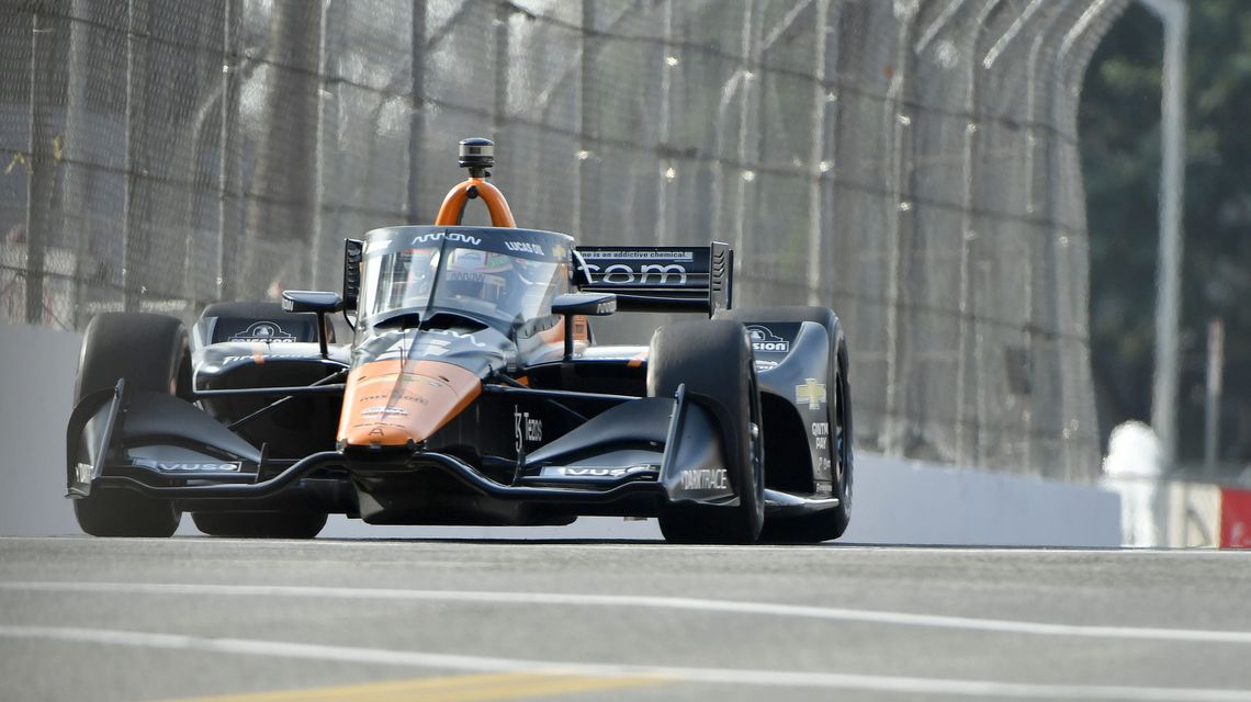 Pato O’Ward knocked out early from IndyCar title fight