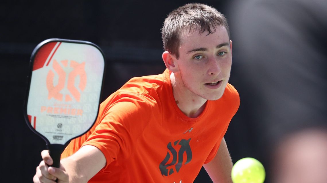 Dylan Frazier rising the ranks as 19-year-old pro pickleball player