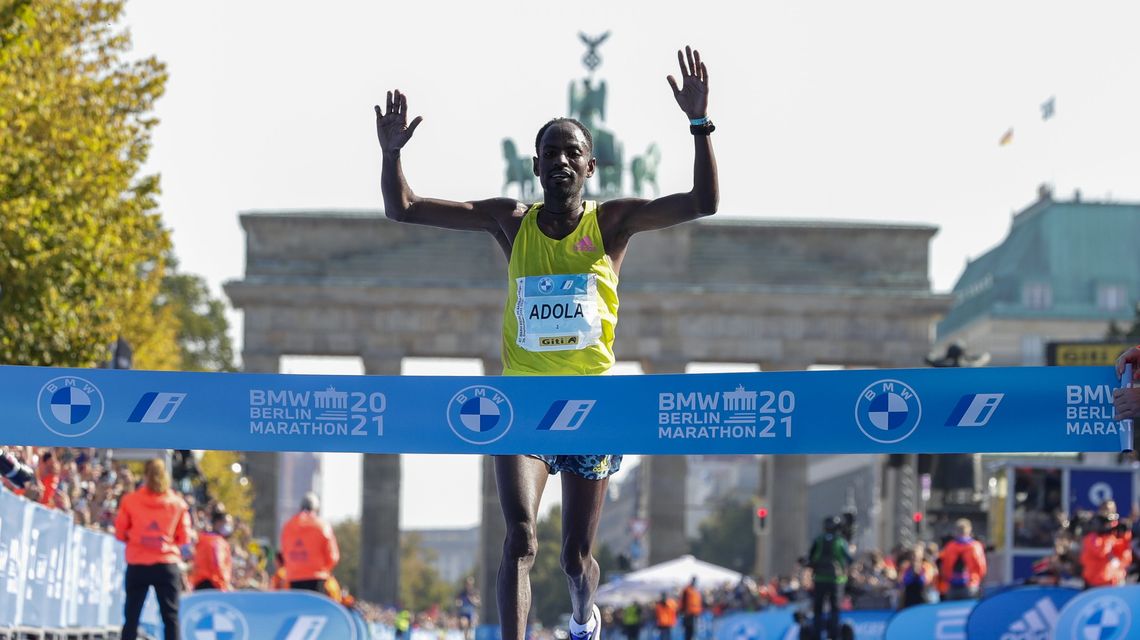 Adola wins Berlin Marathon in 2:05:45, Bekele finishes third
