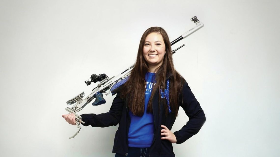 Normal West alumna training to win back-to-back rifle national championships for Kentucky Wildcats
