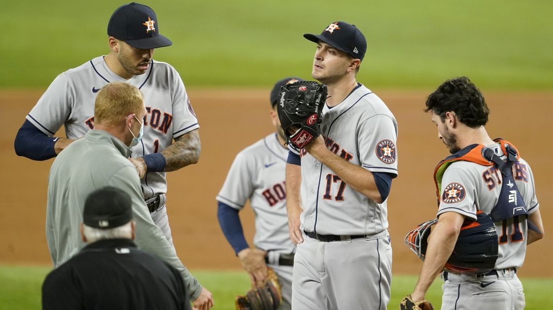 Astros starter Odorizzi go 10-day IL after covering first
