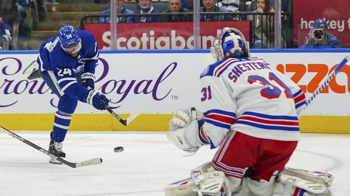 Panarin, Shesterkin lead Rangers over Maple Leafs 2-1 in OT