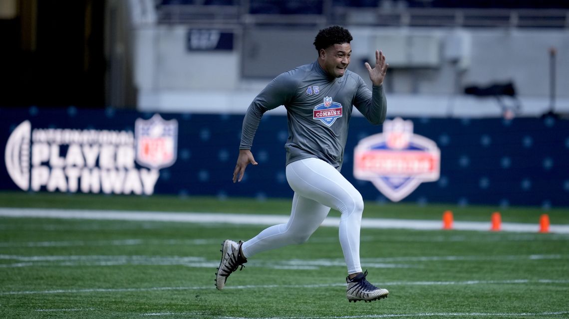 International players get taste of NFL at tryout in London
