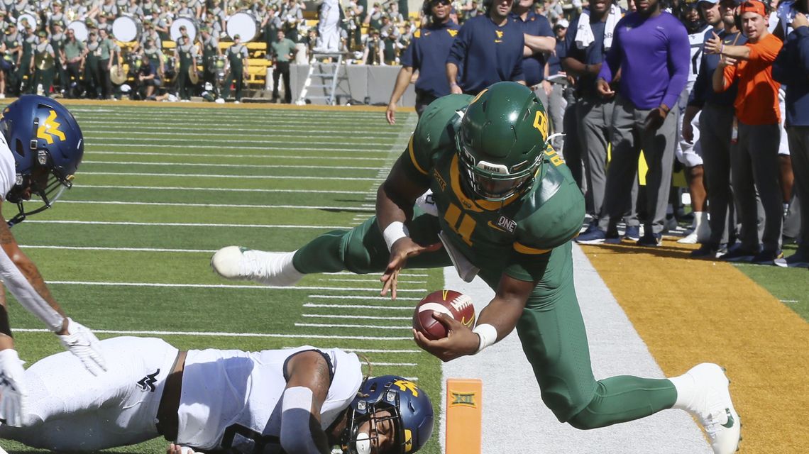 Bohanon’s career day leads Baylor past West Virginia 45-20