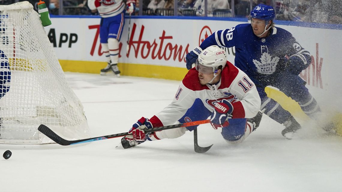 Nylander breaks 3rd-period tie, Leafs beat Canadiens 2-1