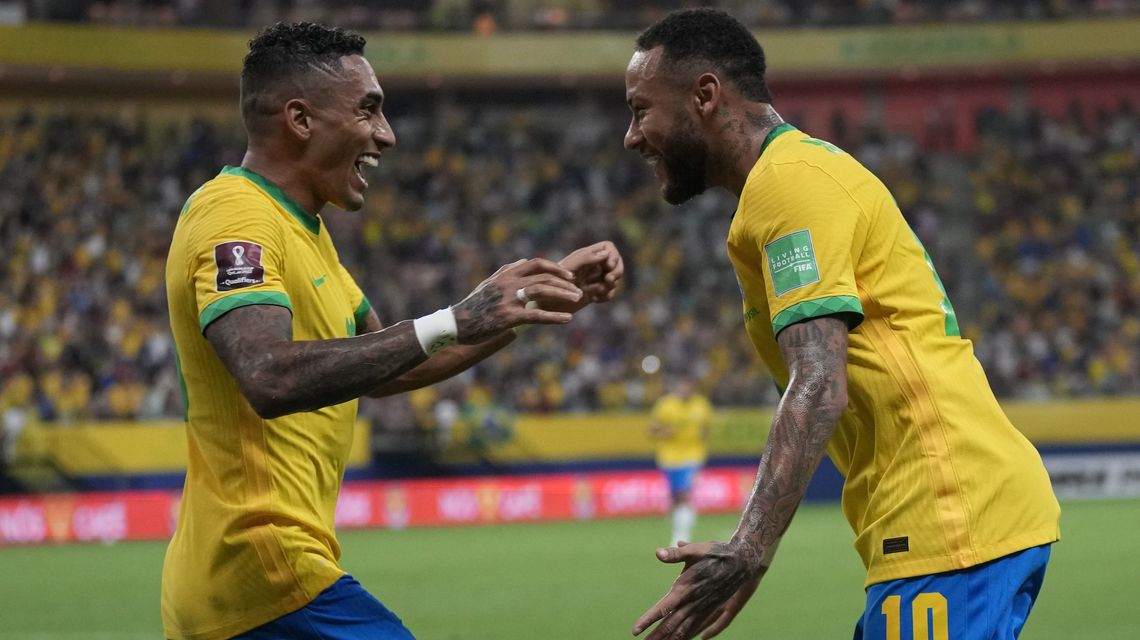 The joy is back for Neymar in World Cup qualifying