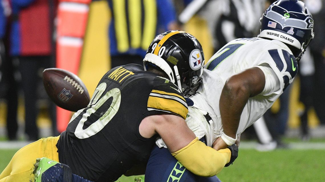 Steelers steady themselves behind linebacker T.J. Watt