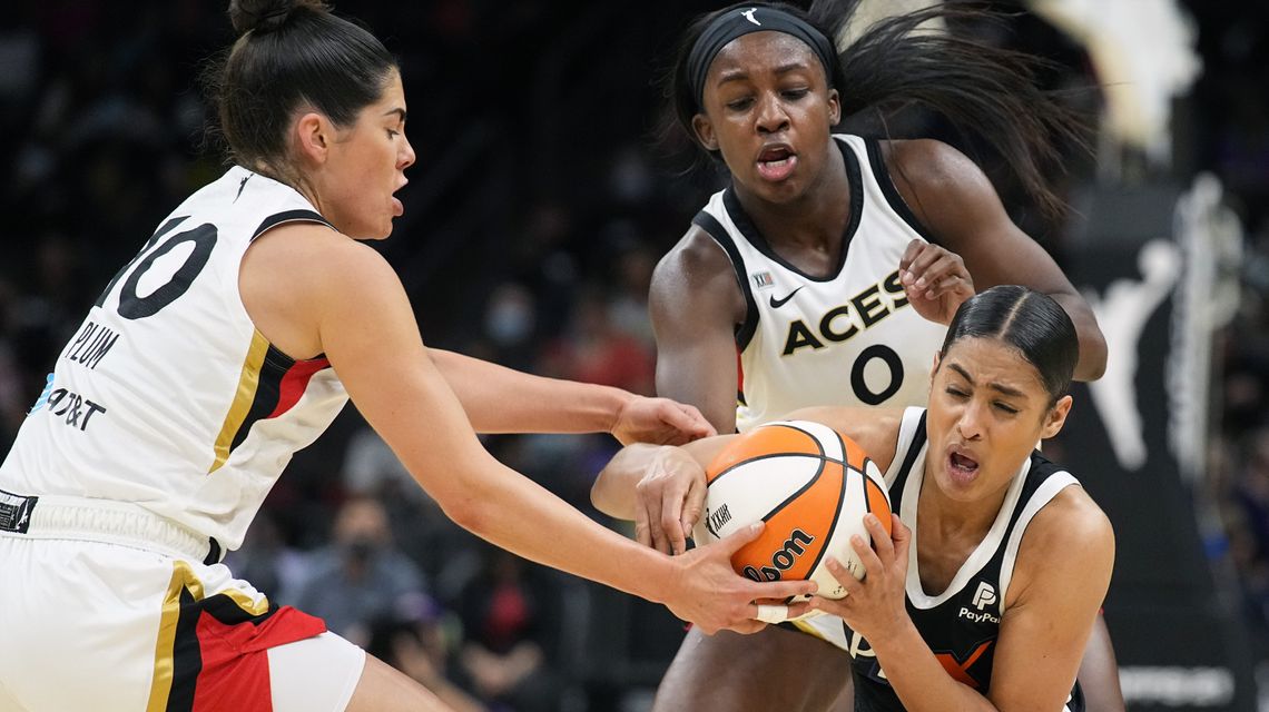 Aces rout Mercury 93-76 to even WNBA semifinals at 2-all