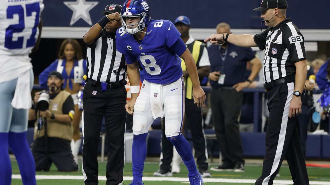 Giants’ Jones could play if he clears concussion protocol
