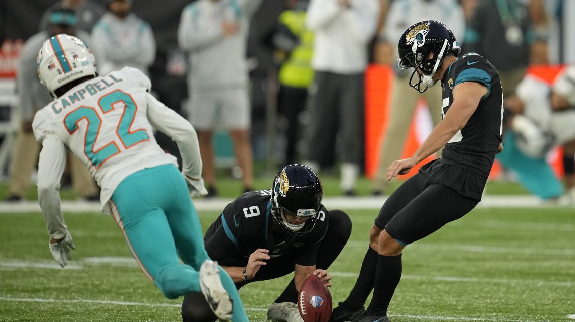 Jaguars fittingly turn to play called ‘slider’ to end slide