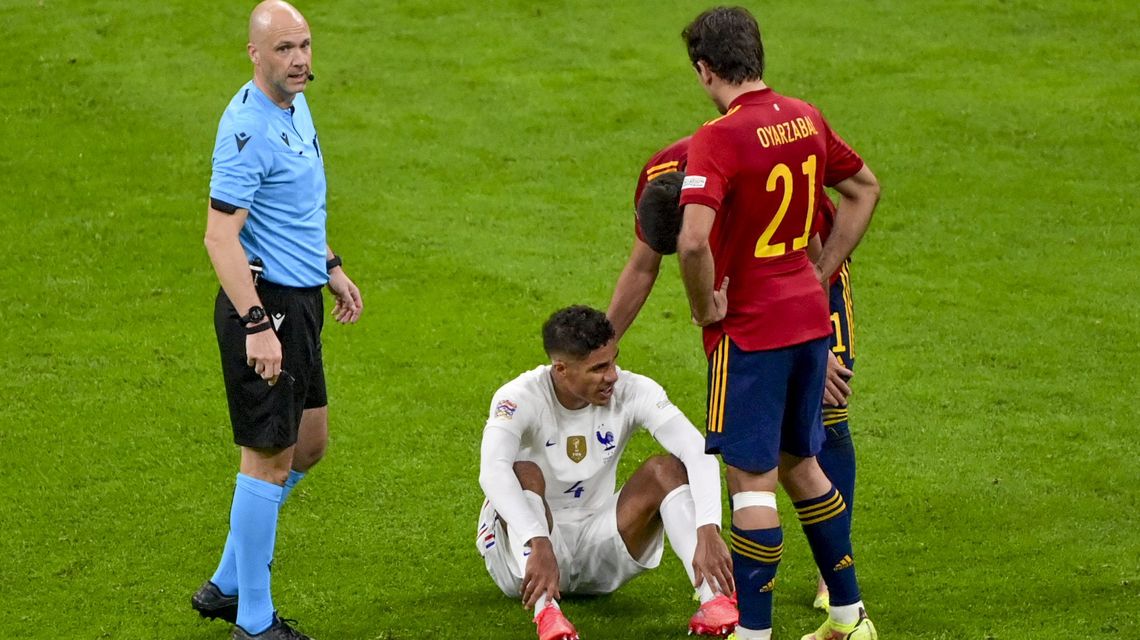 Varane out for ‘a few weeks,’ to miss key games for United