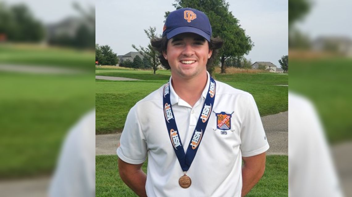 Nate Bibbey ends high school golfing career in historic fashion