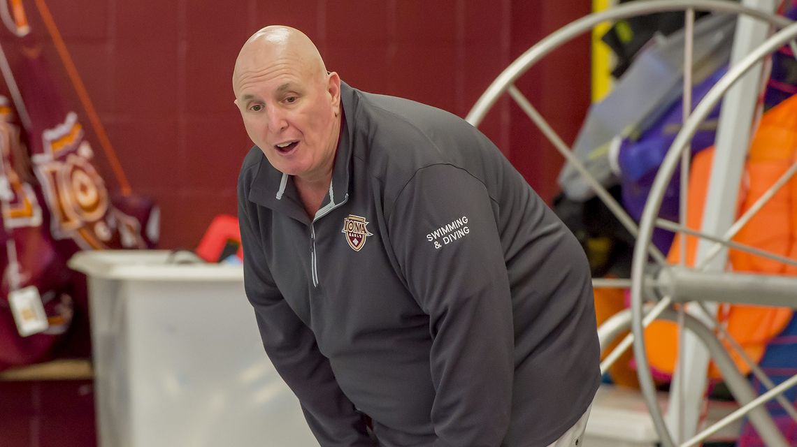 Nick Cavataro enters 42nd year as swimming and diving head coach at Iona College