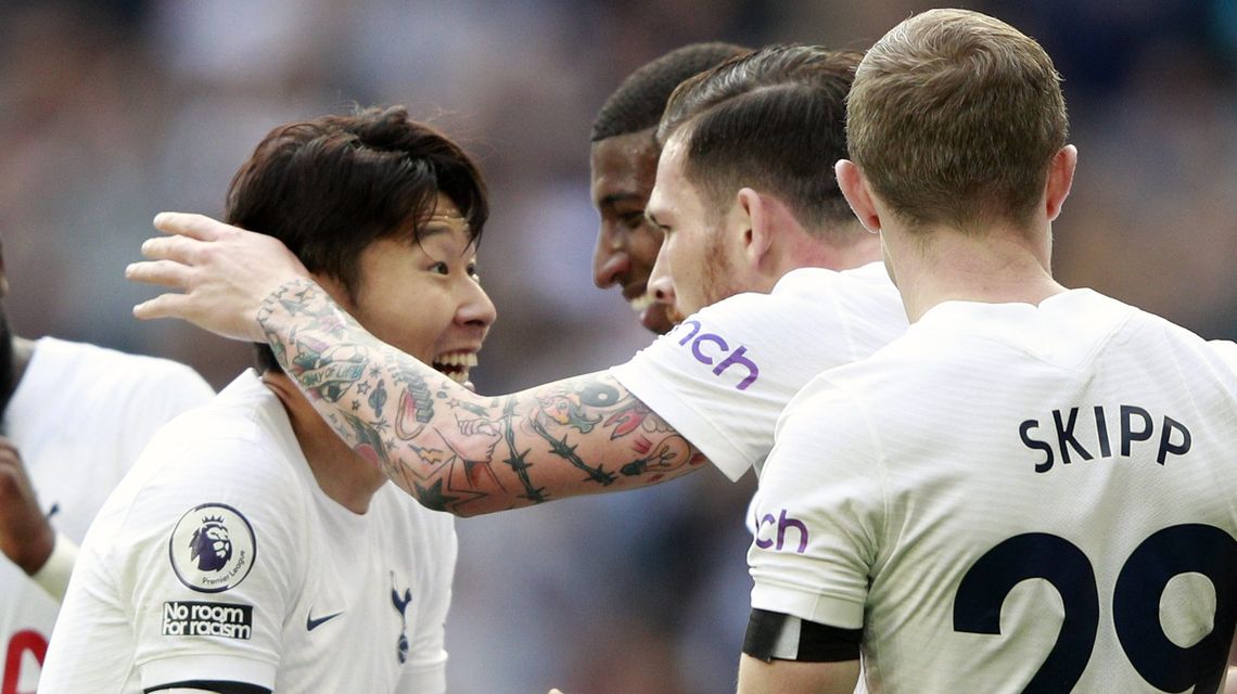 Tottenham beats Villa 2-1 to end 3-match league losing run
