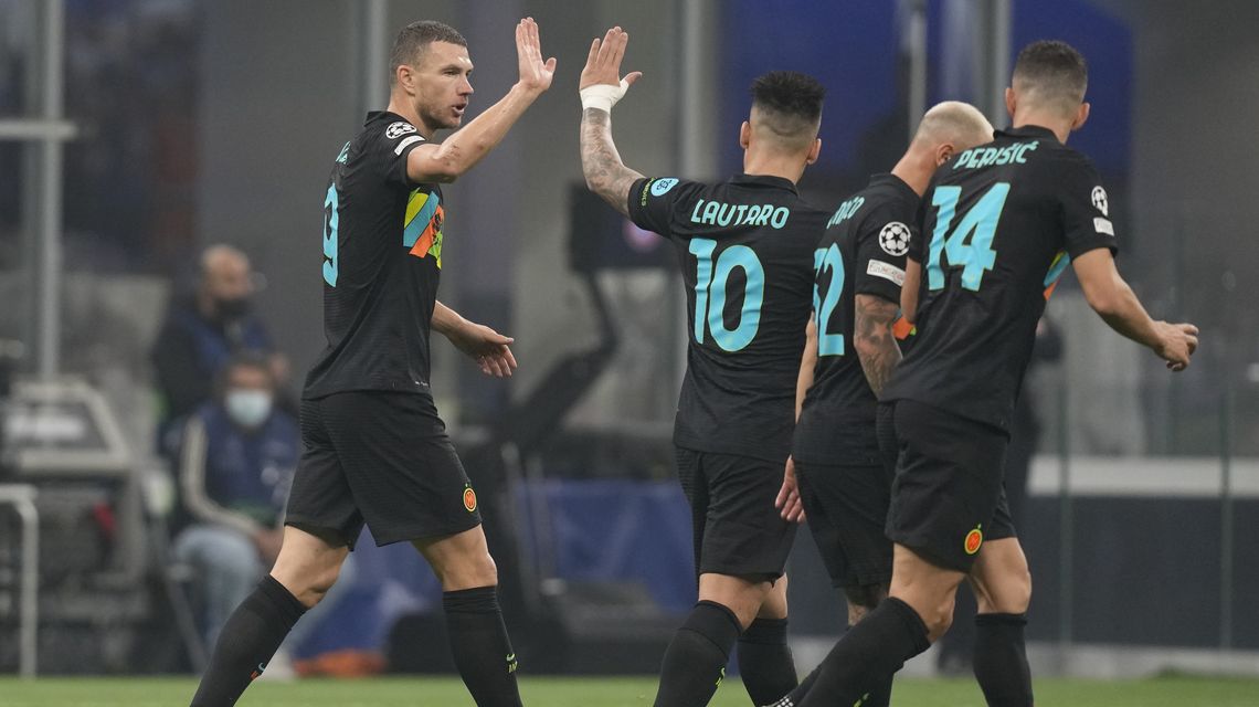 Inter gets 1st Champions League win, beats Sheriff 3-1