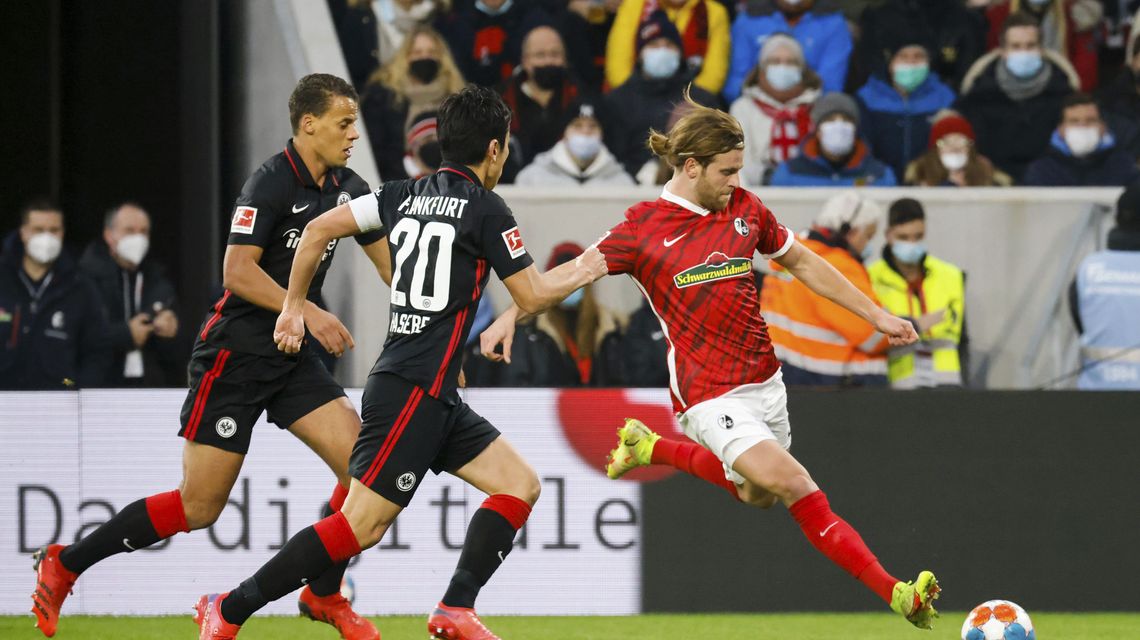 Frankfurt revival continues with Bundesliga win in Freiburg