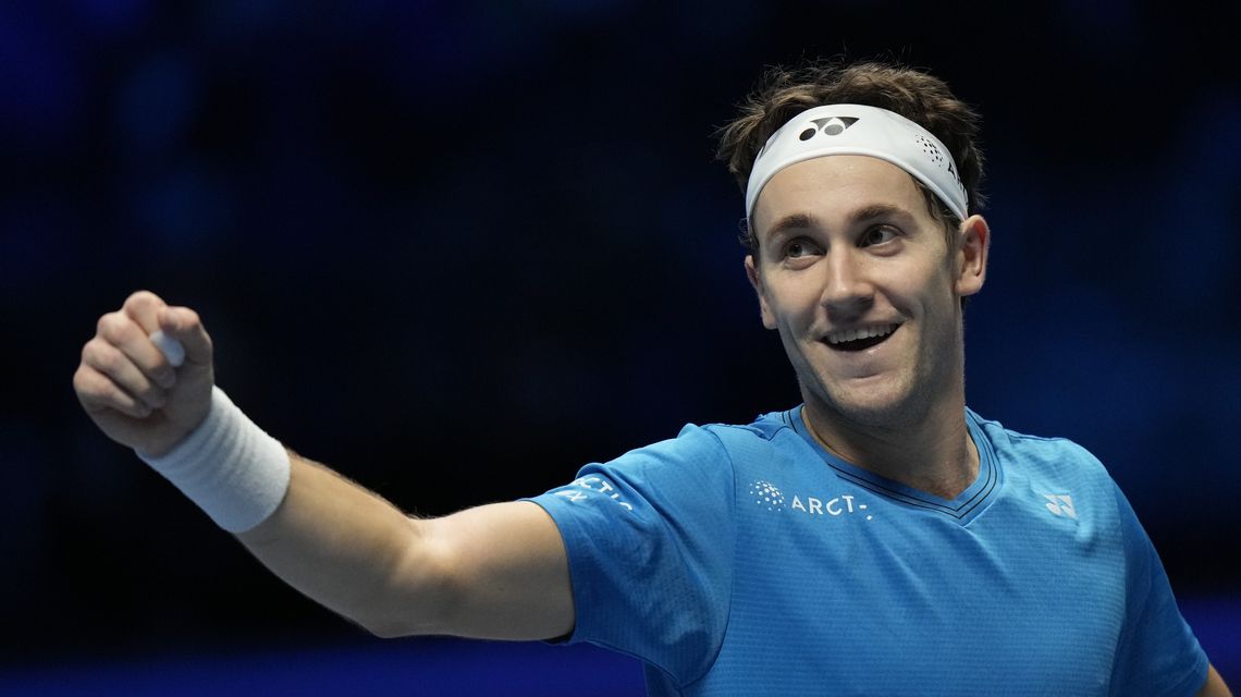 Ruud joins Djokovic, Medvedev and Zverev in ATP Finals semis