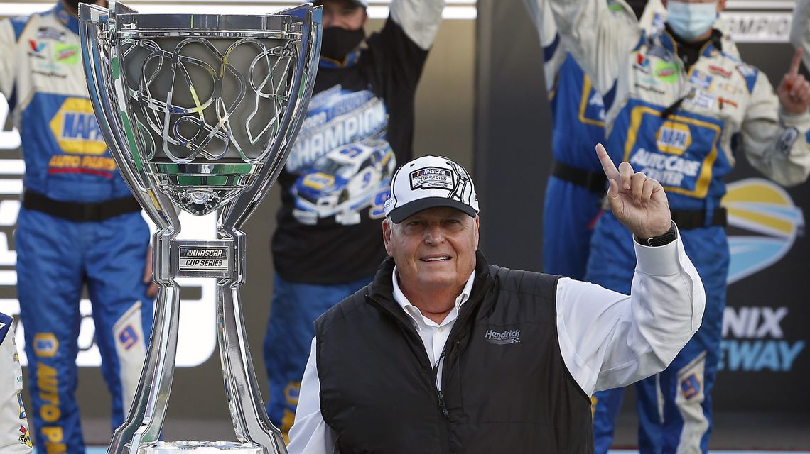 Rick Hendrick to collect Cup for 14th NASCAR championship