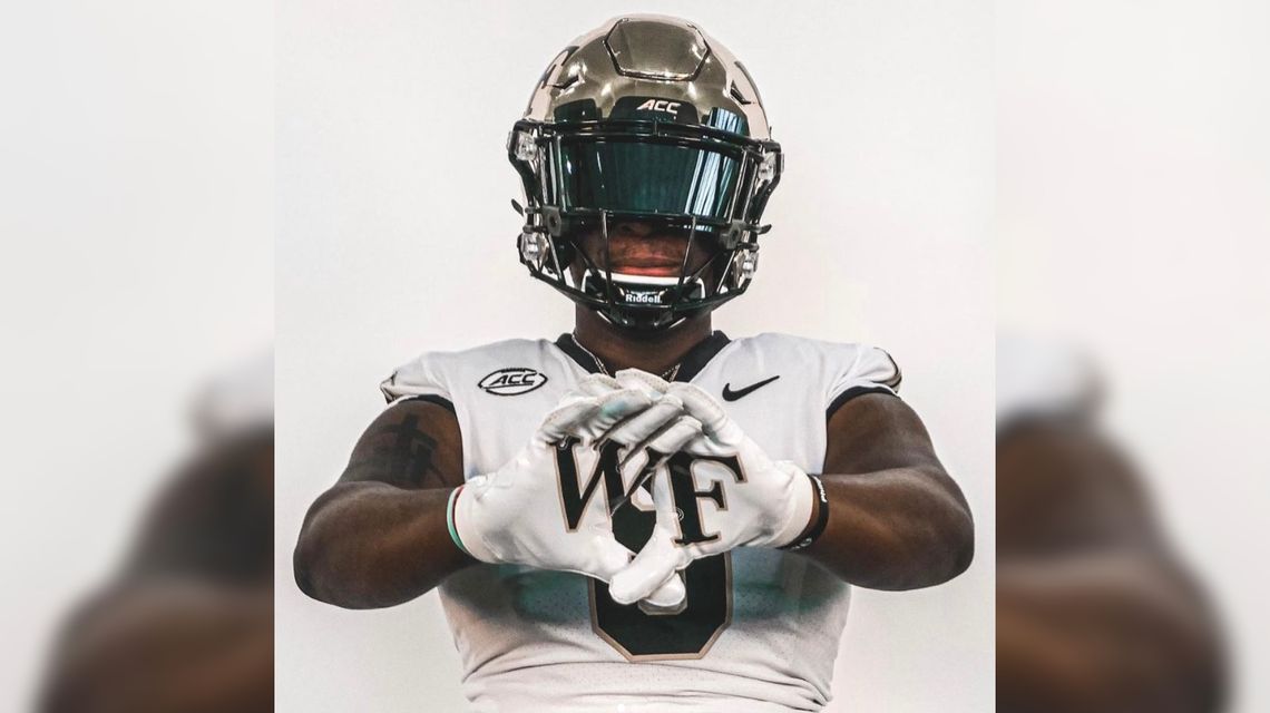 Four-star DE Eli Hall stays close to home with commitment to Wake Forest