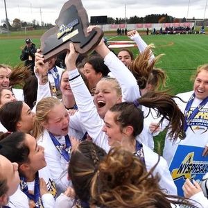 The Bronxville Broncos girls soccer team are state champions