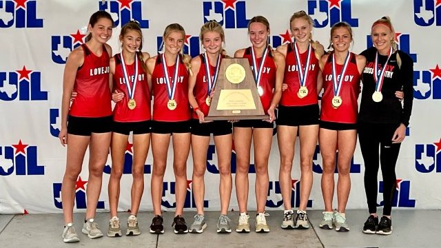 Coach Carly Littlefield leads Lucas Lovejoy girls cross country team to state championship