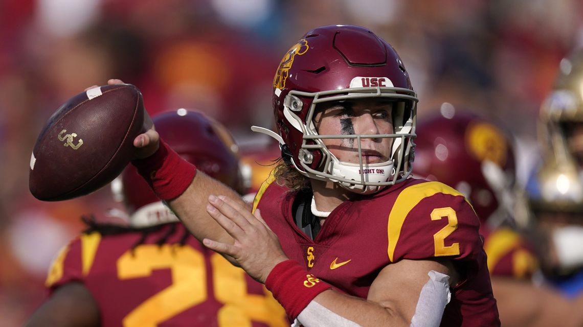 Dart, USC trying to salvage season against No. 13 BYU