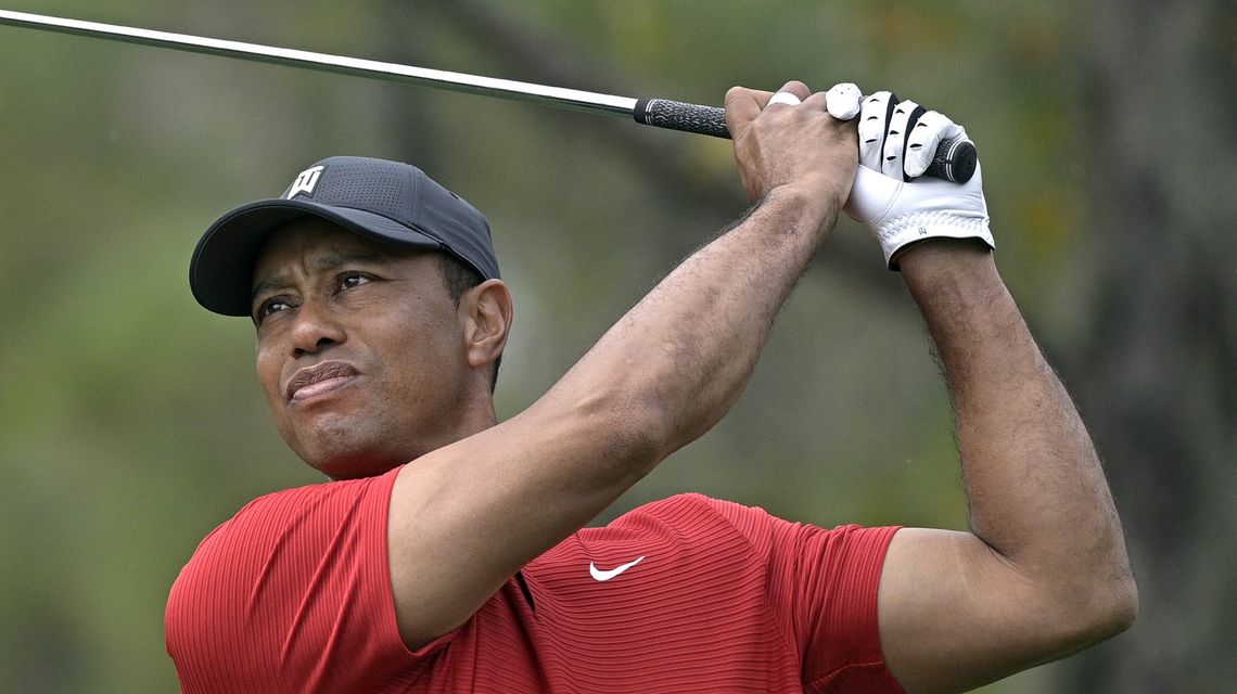 Tiger Woods posts short video of him swinging a wedge