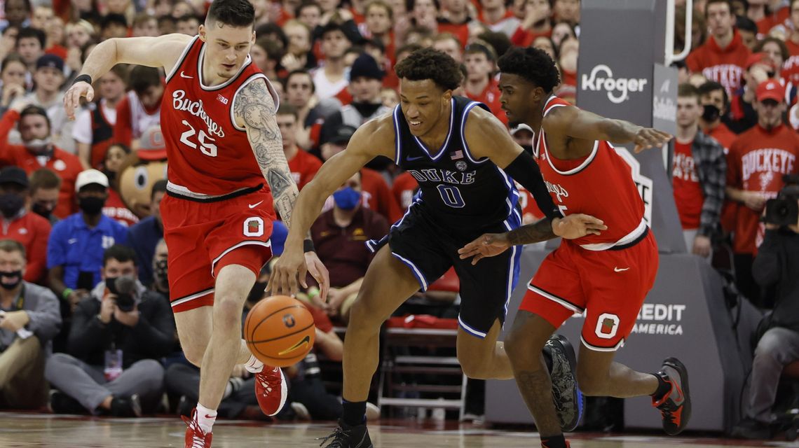 Ohio State ices out No. 1 Duke in final minutes, wins 71-66