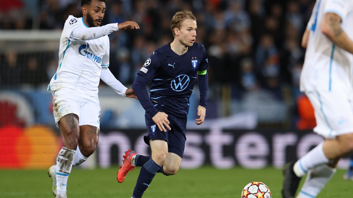 Zenit salvages draw at Malmo in Champions League