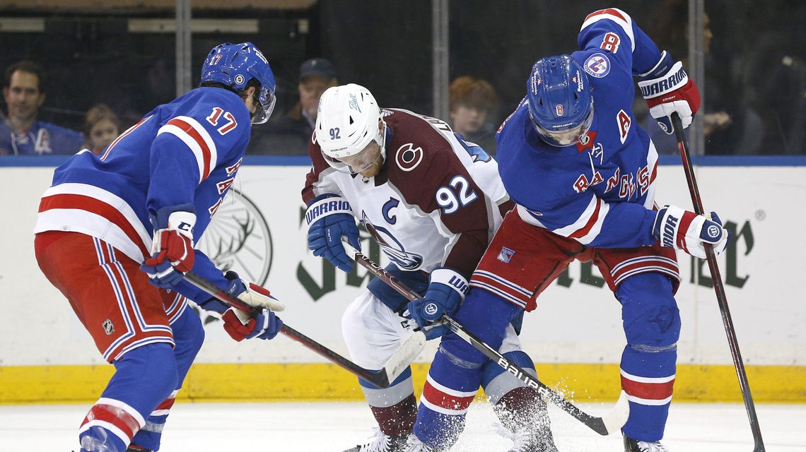 Avs beat New York 7-3; Trouba delivers another hard check