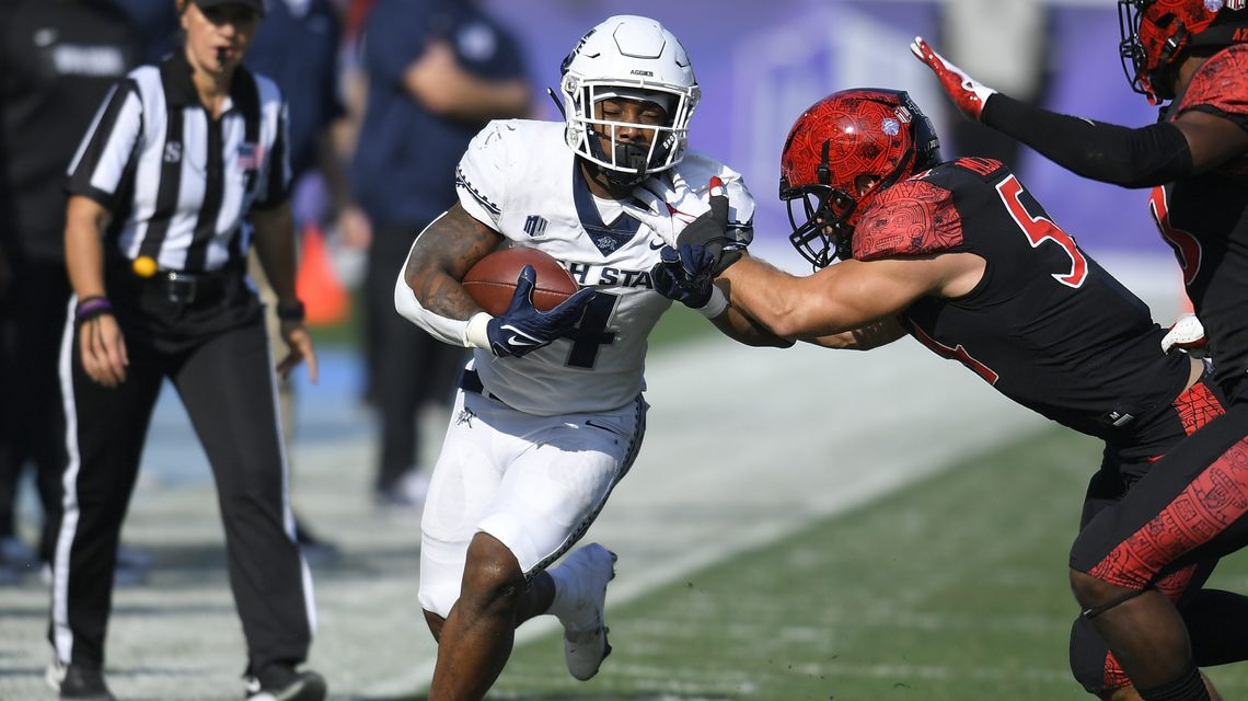 Utah St routs No. 19 San Diego St 46-13, wins Mountain West