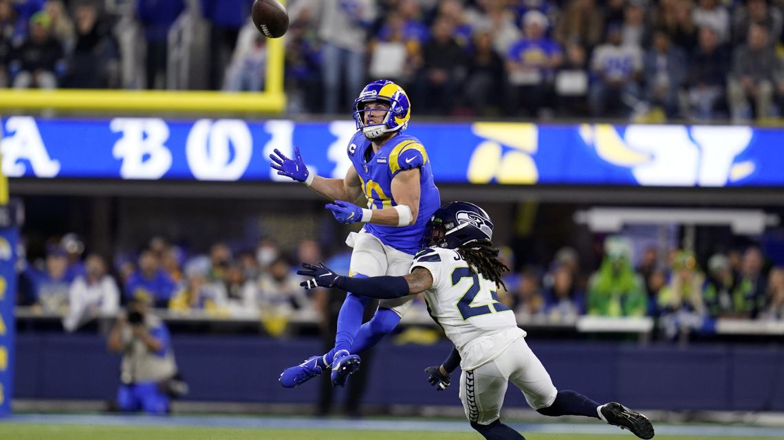 Cooper Kupp’s 2 TD catches carry Rams past Seahawks 20-10