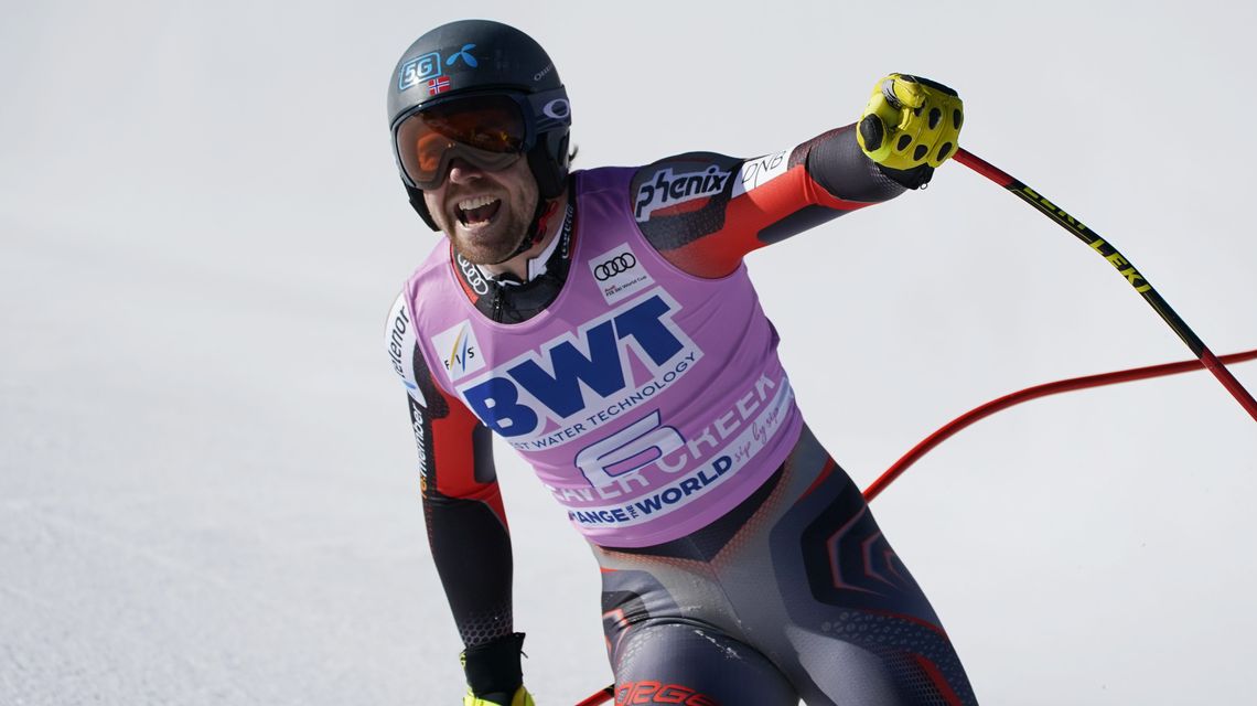 Back from knee injury, Kilde wins super-G, Ganong takes 3rd