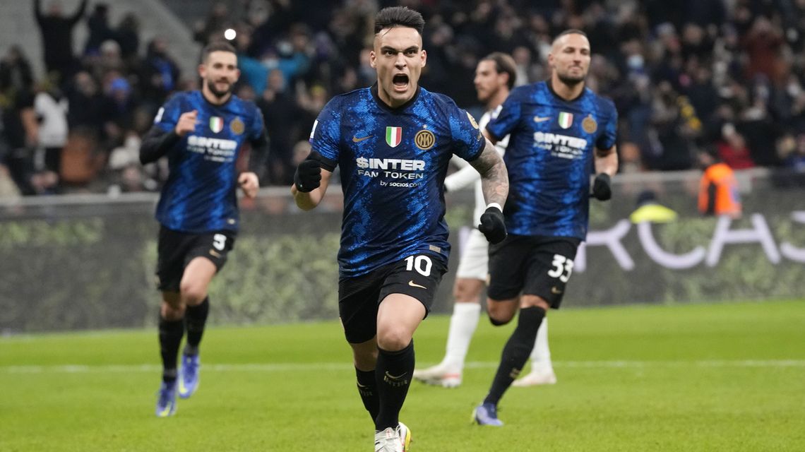 Inter beats Spezia 2-0 to keep up pressure on Serie A leader
