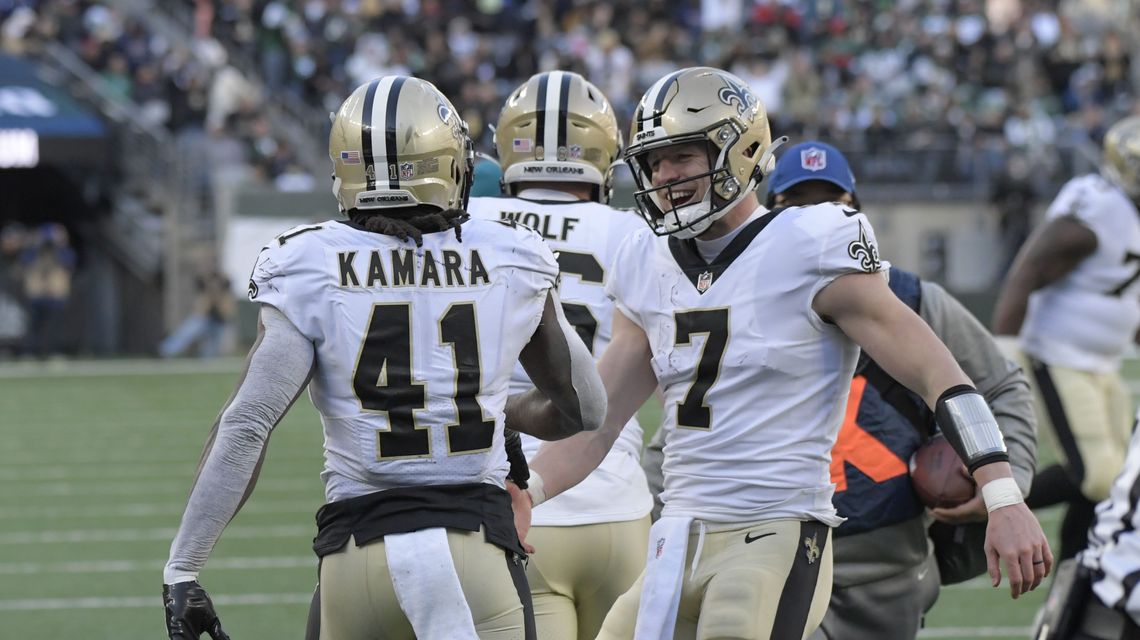 Saints end 5-game skid with 30-9 victory over skidding Jets