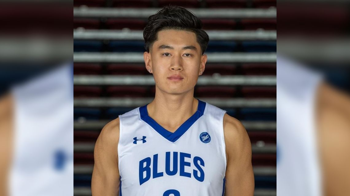 Harry Liu proving why he’s the best player on the Capilano Blues