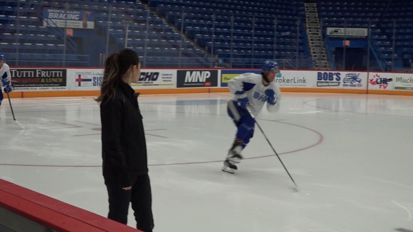 Skating coach Samantha Skene is speeding up the Sudbury Wolves