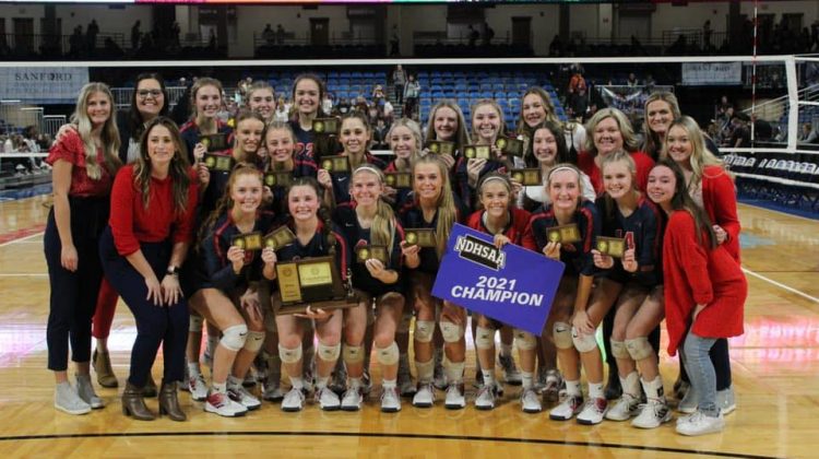 Bismarck Century volleyball adds another state title thanks to team chemistry and senior leadership