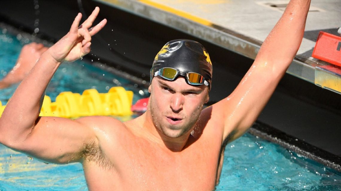 Arizona State senior swimmer Cody Bybee continues to set high goals for himself