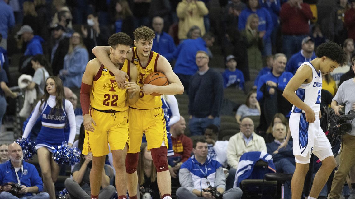 No. 19 Iowa St. wins grinding game against Creighton, 64-58