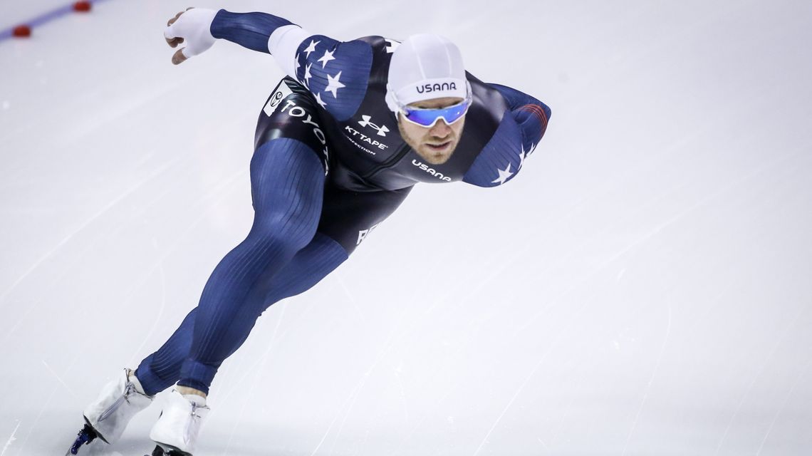 American Joey Mantia wins 1,500 in World Cup speedskating