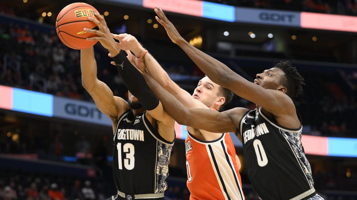Mohammed leads Georgetown past Syracuse 79-75