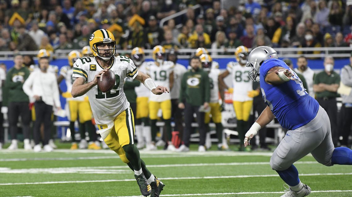 Rodgers fine, sits 2nd half, top seed Packers lose to Lions