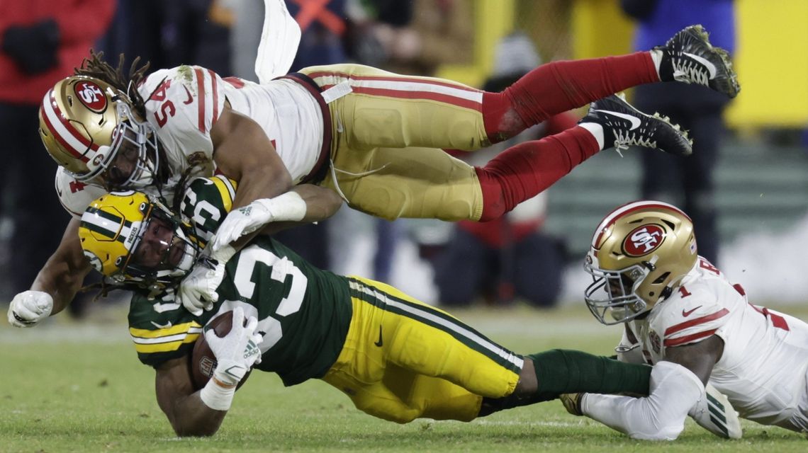 Gould’s FG on final play gives 49ers 13-10 upset of Packers