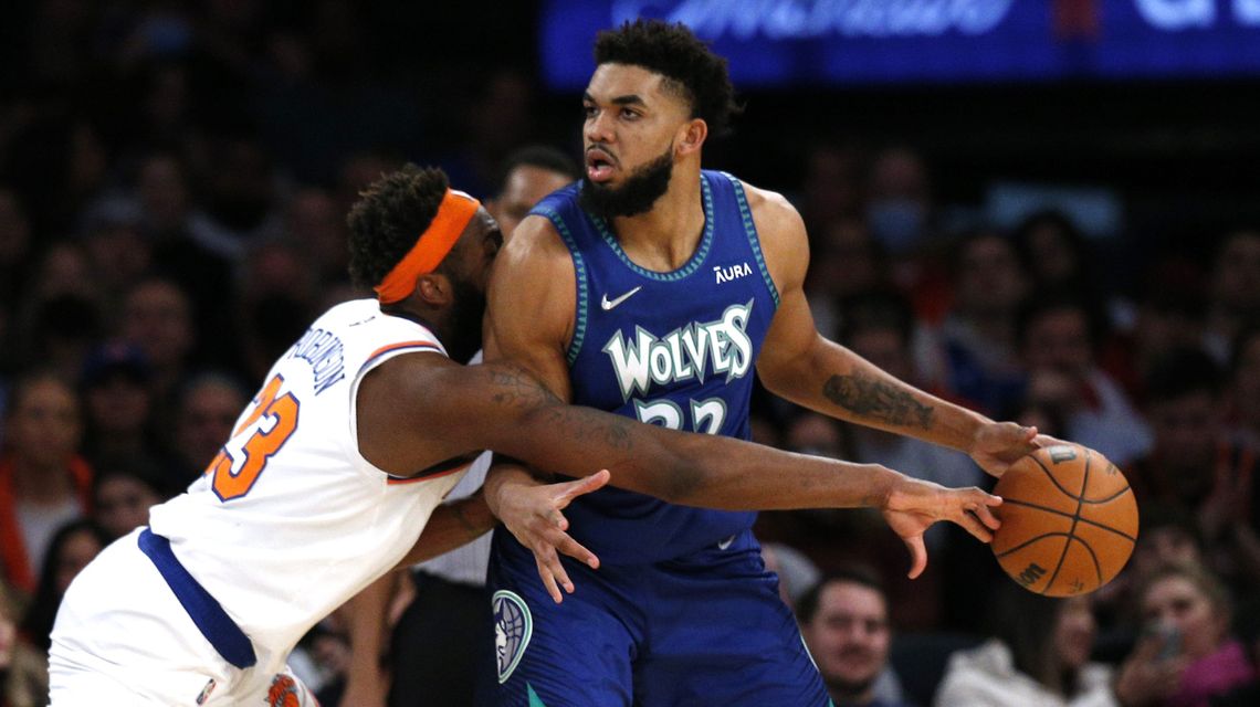 Towns helps Timberwolves top Knicks
