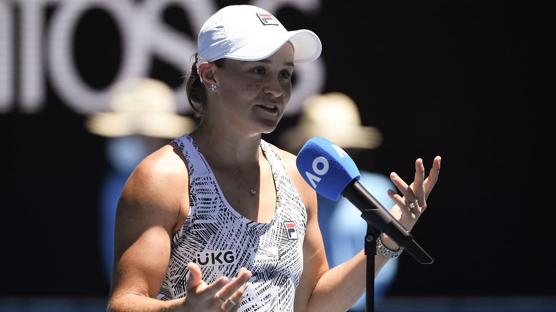 Ash Barty marks First Nations Day with easy win in Australia