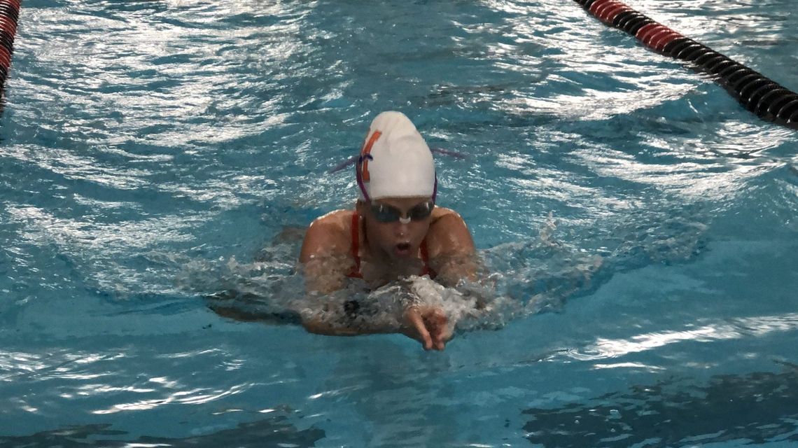 Youth swimmer Clara Lacy is making waves at Metroplex Aquatics