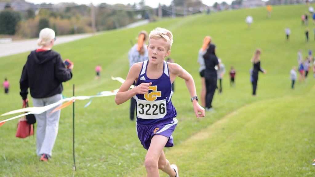 Seventh grade XC runner Grant Holbrook has motivation of someone beyond his years