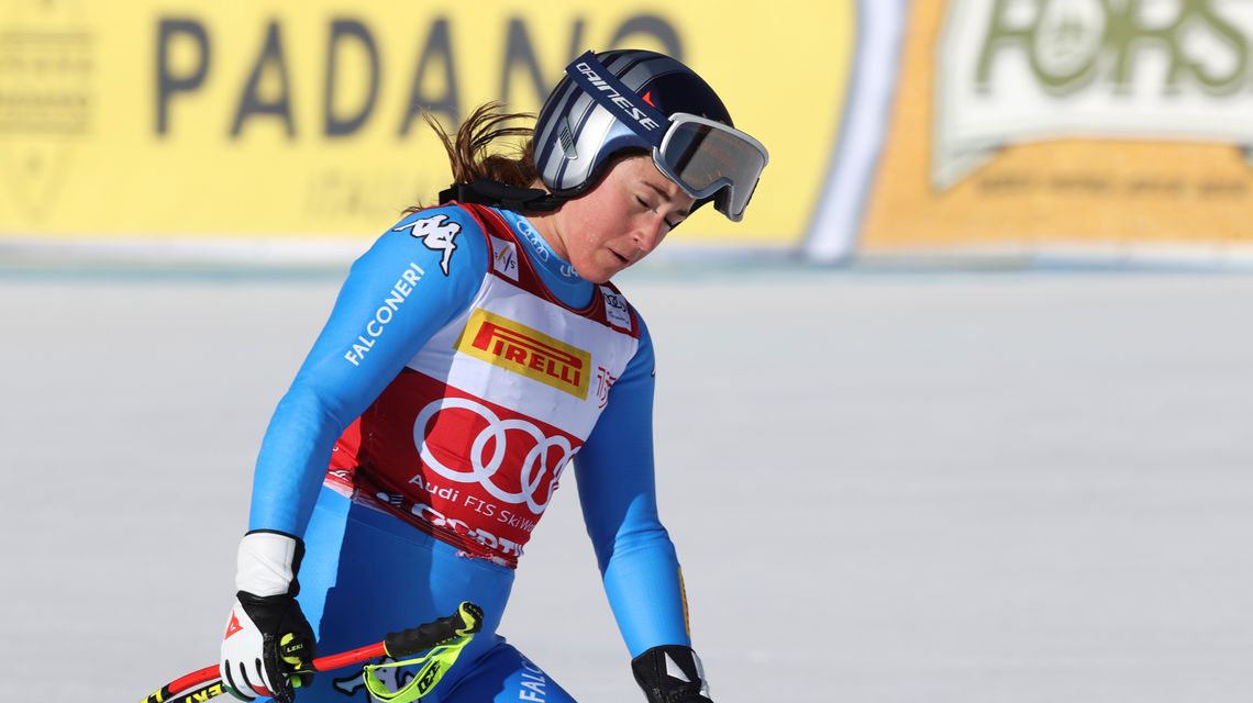 Curtoni wins, Goggia crashes in mixed day for Italy ski team
